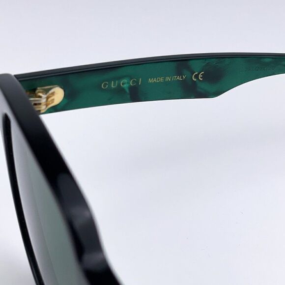 NEW Gucci GG0960SA 001 Black Green Swirl Wayfarer Women Sunglasses main image 7